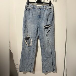 🎉4/30$🎉 Garage Light Blue Distressed Flare Jeans